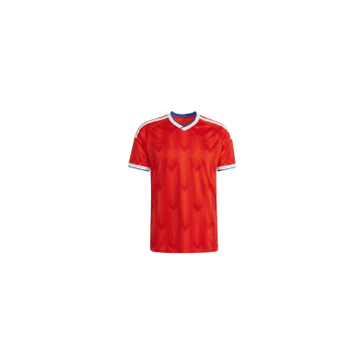 Camiseta Deportiva para Hombre Roja con Detalles en Blanco y Azul CH-2026