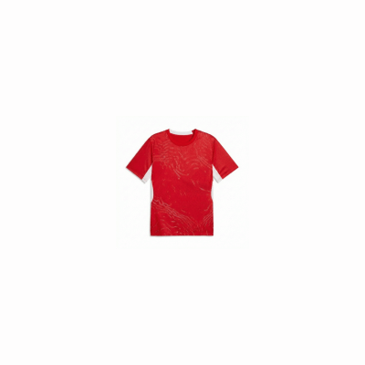 Camiseta Deportiva para Hombre Roja con Estampado Abstracto SZ-2026