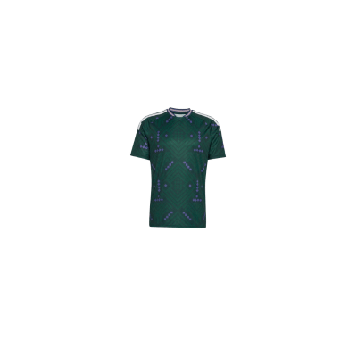 Camiseta Deportiva para Hombre Verde con Estampado Geométrico AS-2026