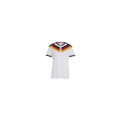 Camiseta Deportiva para Mujer Blanca con Detalles en Negro, Rojo y Amarillo AL-2026