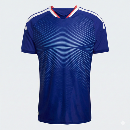 Camiseta Deportiva para Hombre Azul Marino con Diseño Lineal JP-2026