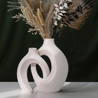 Vaso Decorativo para sala de Cerámica para Mesa 2 en 1